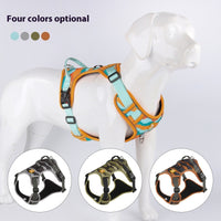 HKM-6149181 Reflective Commuter Dog Harness with Chest and Back Rope - Multiple Colors Available