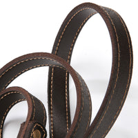 HKM-6149693 Brown First Layer Cowhide Dog Hand Holding Rope Chain - 2.0cm, 1.2cm Artificial Leather, Suitable for All Seasons