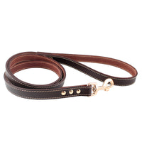 HKM-6149693 Brown First Layer Cowhide Dog Hand Holding Rope Chain - 2.0cm, 1.2cm Artificial Leather, Suitable for All Seasons