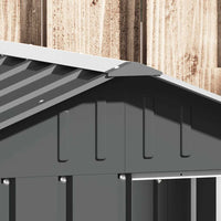 HKM-6149949 Galvanized Dog Kennel, Anthracite Color, 116.5 x 103 x 81.5 cm with 47 x 57 cm Entrance
