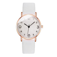 HKM-614995 Elegant Ultra-Thin Women's Watch with Multicolor Strap - Simple Korean Style Small Dial