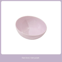 HKM-6150077 Ceramic Beveled Cat Bowl - 300ml, 15cm Diameter, Durable Design