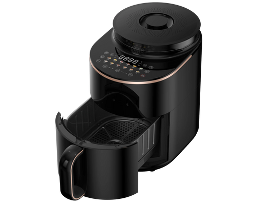 HKM-615059 2-in-1 Oil-Free Steam Air Fryer & Steamer Combo for Healthy Cooking