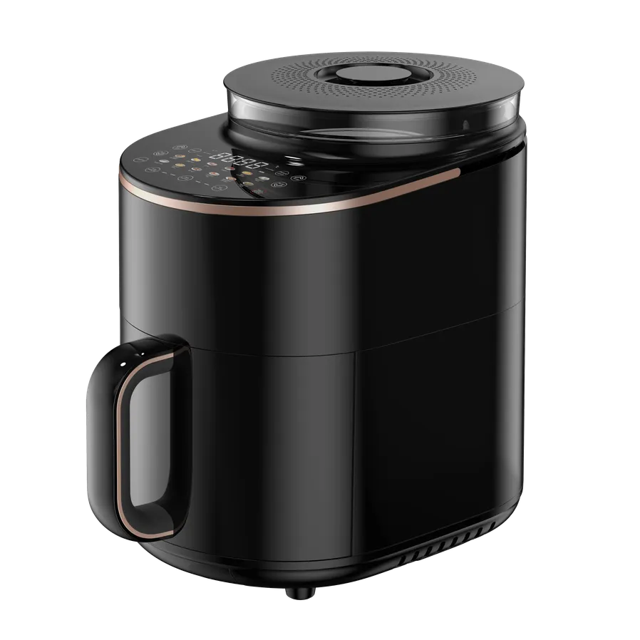 HKM-615059 2-in-1 Oil-Free Steam Air Fryer & Steamer Combo for Healthy Cooking