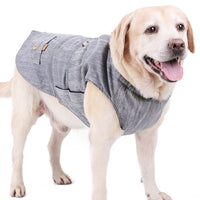 HKM-6152253 Classic Polyester Pocket Vest for Winter in Beige, Beige Blue, and Grey
