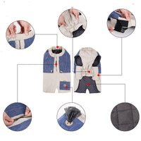 HKM-6152253 Classic Polyester Pocket Vest for Winter in Beige, Beige Blue, and Grey