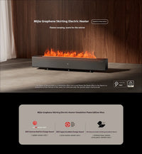 HKM-615251 Xiaomi Mijia Flame Simulation Graphene Electric Heater with Adjustable Thermostat and App Control