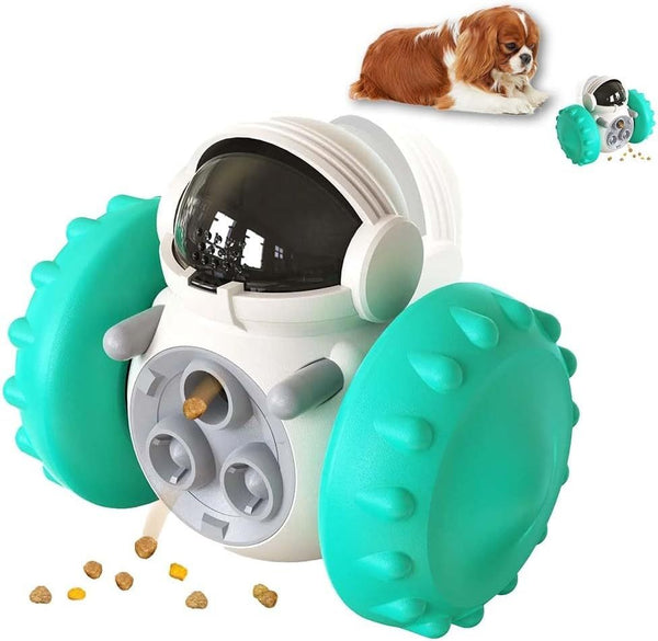 HKM-615315 Interactive Food Dispenser Toy for Small Dogs and Cats - Slow Feeder, Puzzle Design, Durable and Engaging