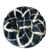 HKM-6153917 Multicolor Plush Round Nest Bed for Dogs and Cats - Various Sizes Available