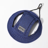 HKM-6154685 Denim Sun Visor Cap for Dogs and Cats with Adjustable Ear Holes