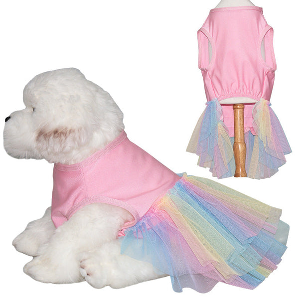 HKM-6156221 Colorful and Comfortable Pet Gauze Skirt for Dogs in Various Sizes