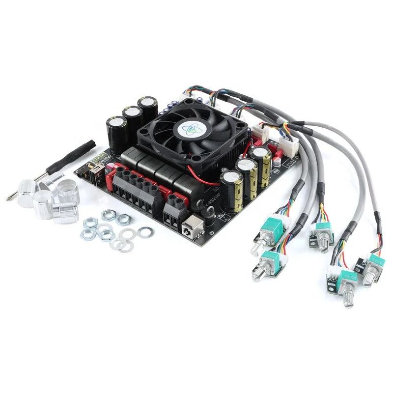 HKM-615635 High-Power 2.1 Channel Digital Amplifier Board, 300W x 2 + 600W TPA3255 Subwoofer Module