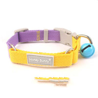HKM-6157629 Colorful Adjustable Collar and Leash Set with Free Bell for Dogs