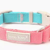 HKM-6157629 Colorful Adjustable Collar and Leash Set with Free Bell for Dogs