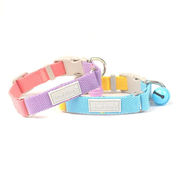 HKM-6157629 Colorful Adjustable Collar and Leash Set with Free Bell for Dogs