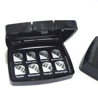 HKM-616019 Natural Long Magnet False Eyelashes with Plastic Cotton Thread Stem
