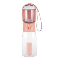 HKM-6161469 Three-in-One Portable Pet Water Cup with Garbage Bag - 600ML High-Temperature Resistant