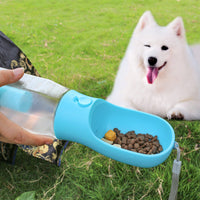 HKM-6161469 Three-in-One Portable Pet Water Cup with Garbage Bag - 600ML High-Temperature Resistant