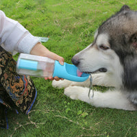 HKM-6161469 Three-in-One Portable Pet Water Cup with Garbage Bag - 600ML High-Temperature Resistant