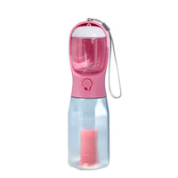 HKM-6161469 Three-in-One Portable Pet Water Cup with Garbage Bag - 600ML High-Temperature Resistant