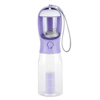 HKM-6161469 Three-in-One Portable Pet Water Cup with Garbage Bag - 600ML High-Temperature Resistant