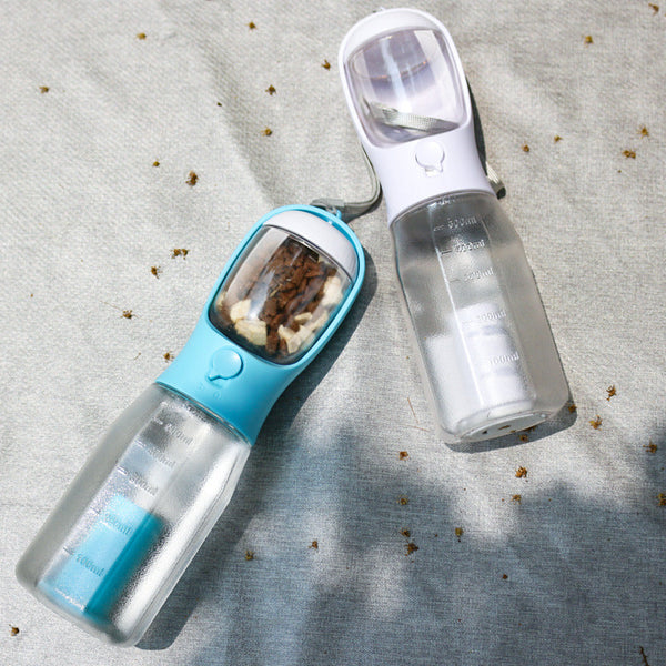 HKM-6161469 Three-in-One Portable Pet Water Cup with Garbage Bag - 600ML High-Temperature Resistant