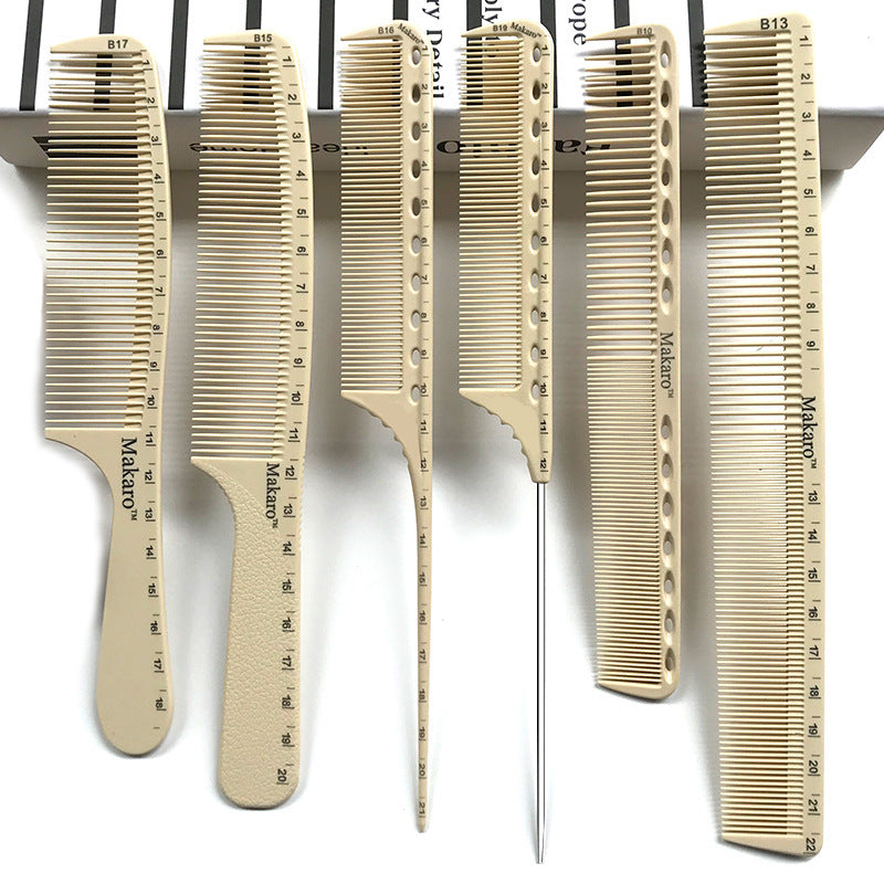 HKM-616211 Laser Scale Hair Comb in Multiple Colors - Fashion ABS Comb for Stylish Hair Care