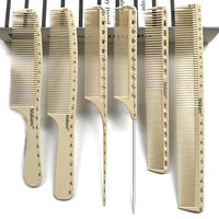 HKM-616211 Laser Scale Hair Comb in Multiple Colors - Fashion ABS Comb for Stylish Hair Care