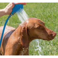 HKM-6163261 Silicone Bathing Gloves with Hand-Held Massage Brush for Pet Showering