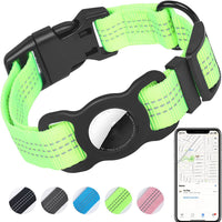 HKM-6163389 Reflective Nylon Cat Collar with Protective Cover in Stripes - M & L Sizes Available
