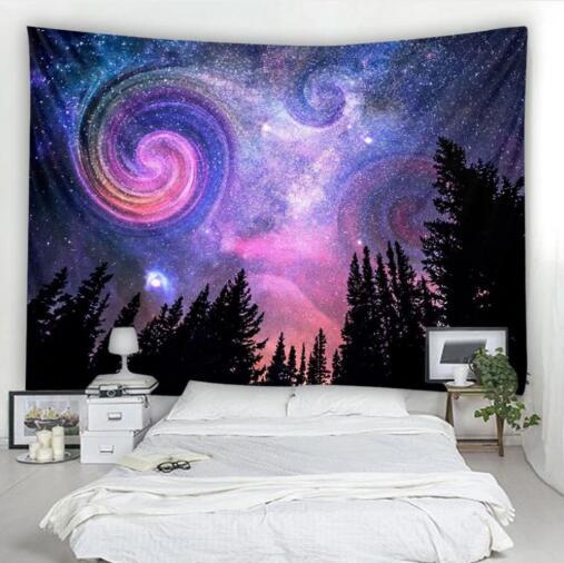 HKM-616339 European Classical Geometric Abstract Plush Fabric Tapestry – 3D Digital Print Wall Decor for Indoor & Outdoor Use