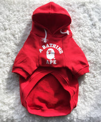 HKM-6163773 Trendy Printed Hooded Pet Clothes for Casual Wear, Cotton Material