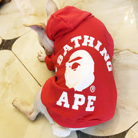 HKM-6163773 Trendy Printed Hooded Pet Clothes for Casual Wear, Cotton Material