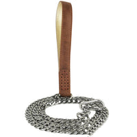 HKM-6165181 Stainless Steel Anti-Bite Chain Dog Leash - Durable Tracking Rope for Walking Pets