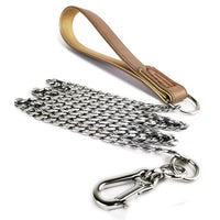 HKM-6165181 Stainless Steel Anti-Bite Chain Dog Leash - Durable Tracking Rope for Walking Pets