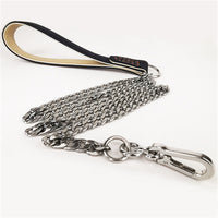 HKM-6165181 Stainless Steel Anti-Bite Chain Dog Leash - Durable Tracking Rope for Walking Pets