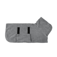 HKM-6165565 Super Absorbent Microfiber Dog Bathrobe with Adjustable Strap for Quick Drying
