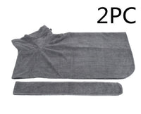 HKM-6165565 Super Absorbent Microfiber Dog Bathrobe with Adjustable Strap for Quick Drying