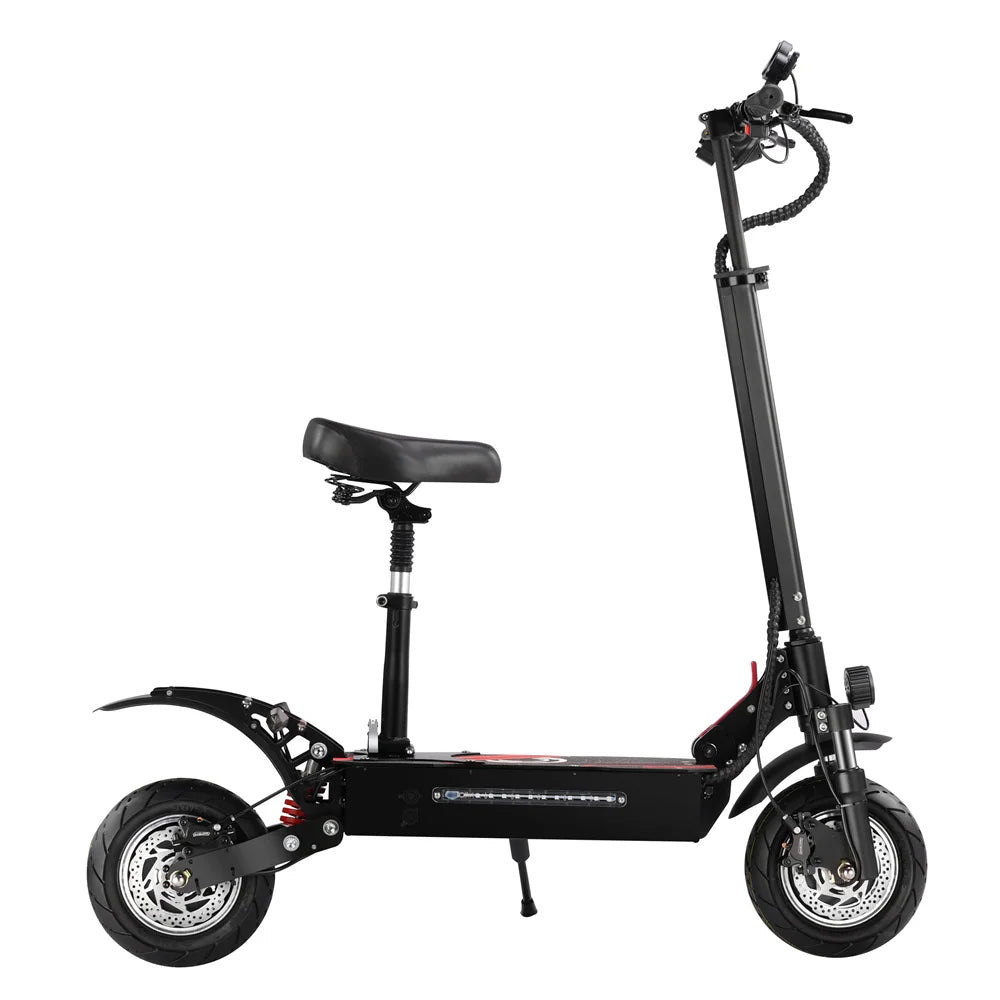 HKM-616659 10-inch All Terrain Electric Scooter with 3200W Motor and 19Ah Battery, 60-70km Range, Foldable Design