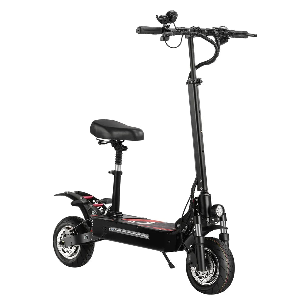 HKM-616659 10-inch All Terrain Electric Scooter with 3200W Motor and 19Ah Battery, 60-70km Range, Foldable Design