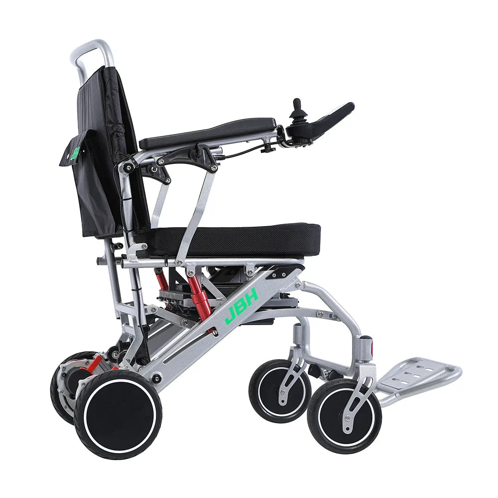 HKM-616659 Portable Aluminum Electric Wheelchair D29 with 20 km Driving Range and 6 km/h Speed