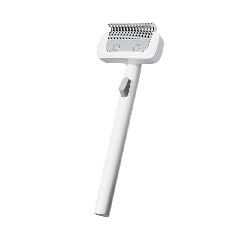 HKM-6166973 Pet Hair Unknotting Comb for Dogs and Cats - Floating Design, ABS & Stainless Steel, 3.3cm x 6.6cm x 18.7cm