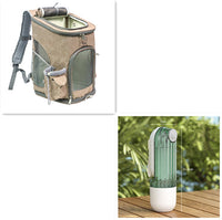 HKM-6167229 Portable 2-in-1 Pet Water Cup with Segment Design for Dog Walking, Non-Toxic and Easy to Clean
