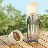 HKM-6167229 Portable 2-in-1 Pet Water Cup with Segment Design for Dog Walking, Non-Toxic and Easy to Clean