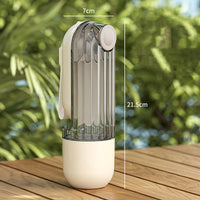 HKM-6167229 Portable 2-in-1 Pet Water Cup with Segment Design for Dog Walking, Non-Toxic and Easy to Clean
