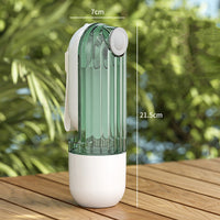 HKM-6167229 Portable 2-in-1 Pet Water Cup with Segment Design for Dog Walking, Non-Toxic and Easy to Clean