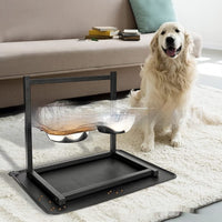 HKM-6167357 Elevate Feeding Time with Stylish 5-Inch, 9-Inch, and 13-Inch Black Dog Food and Water Bowls Set