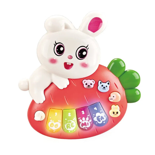 HKM-616787 Musical Cow Keyboard Toy for Kids - Educational Learning Instrument for Early Childhood Development