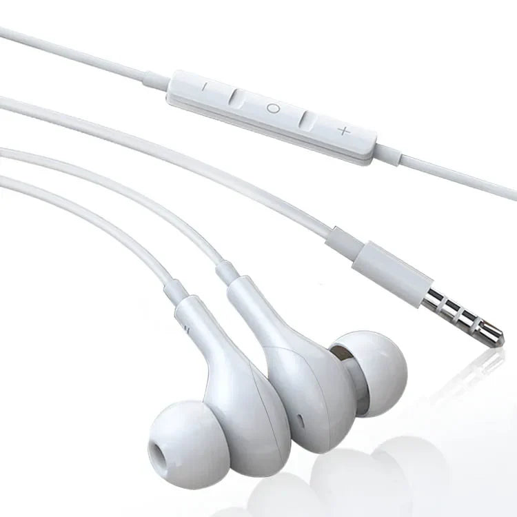 HKM-616787 Wired 3.5mm Earbuds with Microphone and Volume Control for iPhone