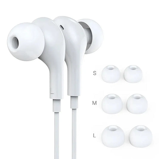 HKM-616787 Wired 3.5mm Earbuds with Microphone and Volume Control for iPhone